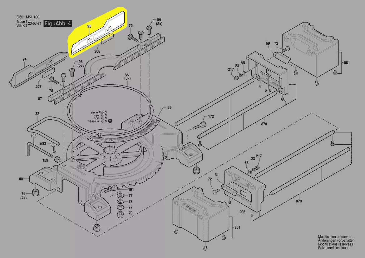 butée droite réf. 1 609 B08 077 BOSCH